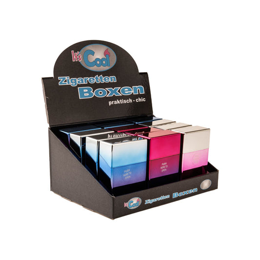 Display cigarette box 20 cig rainbow colours 12 pcs