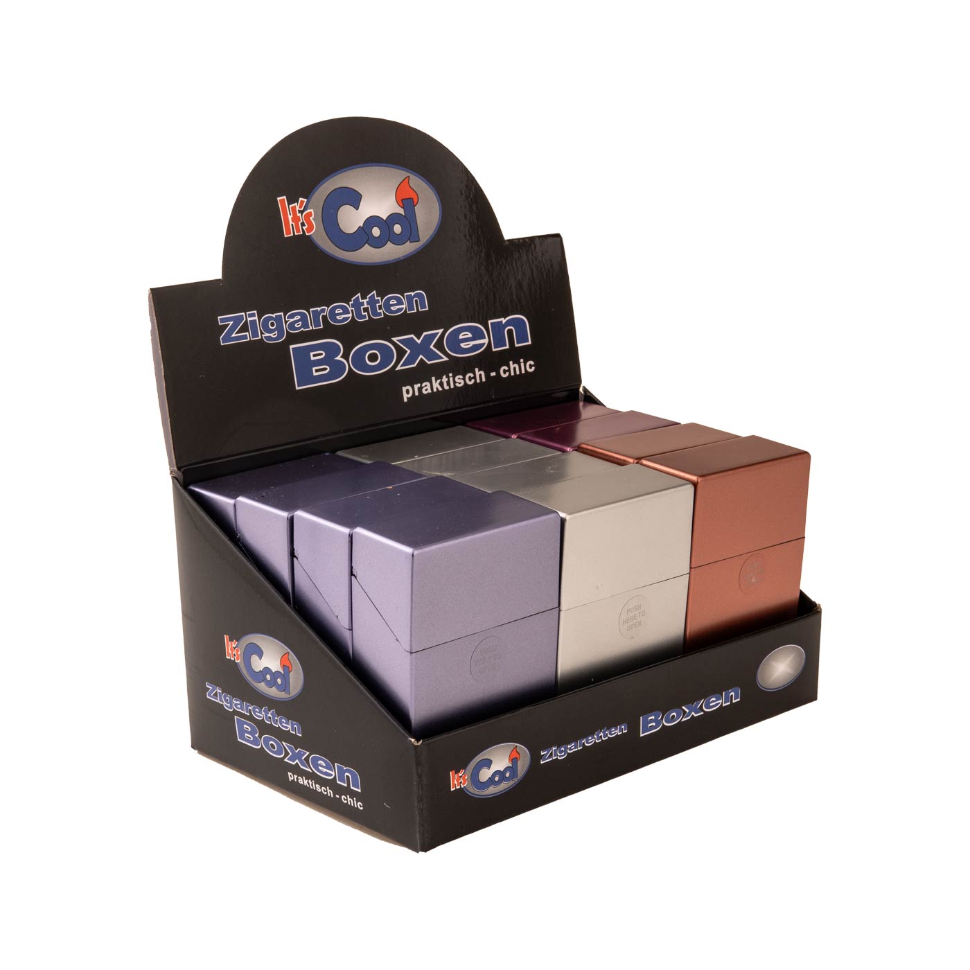 Display cigarette box 20 cig metal colours 12 pcs – dutchleaf.com
