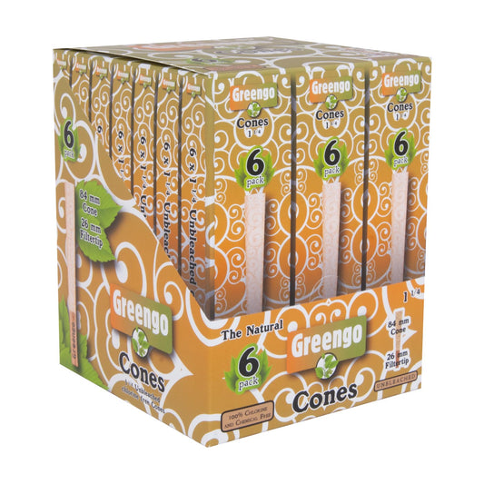 Display Greengo CA Cones 1 ¼'' 84/26 mm 6-Pack 21 Pcs