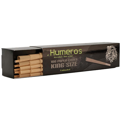 El humeros cones king size unbleached 109/26mm 100 pcs