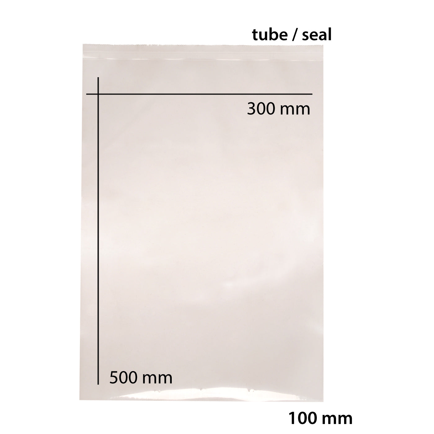 Vacuum bag 300 x 500 mm 500 pcs 100 my