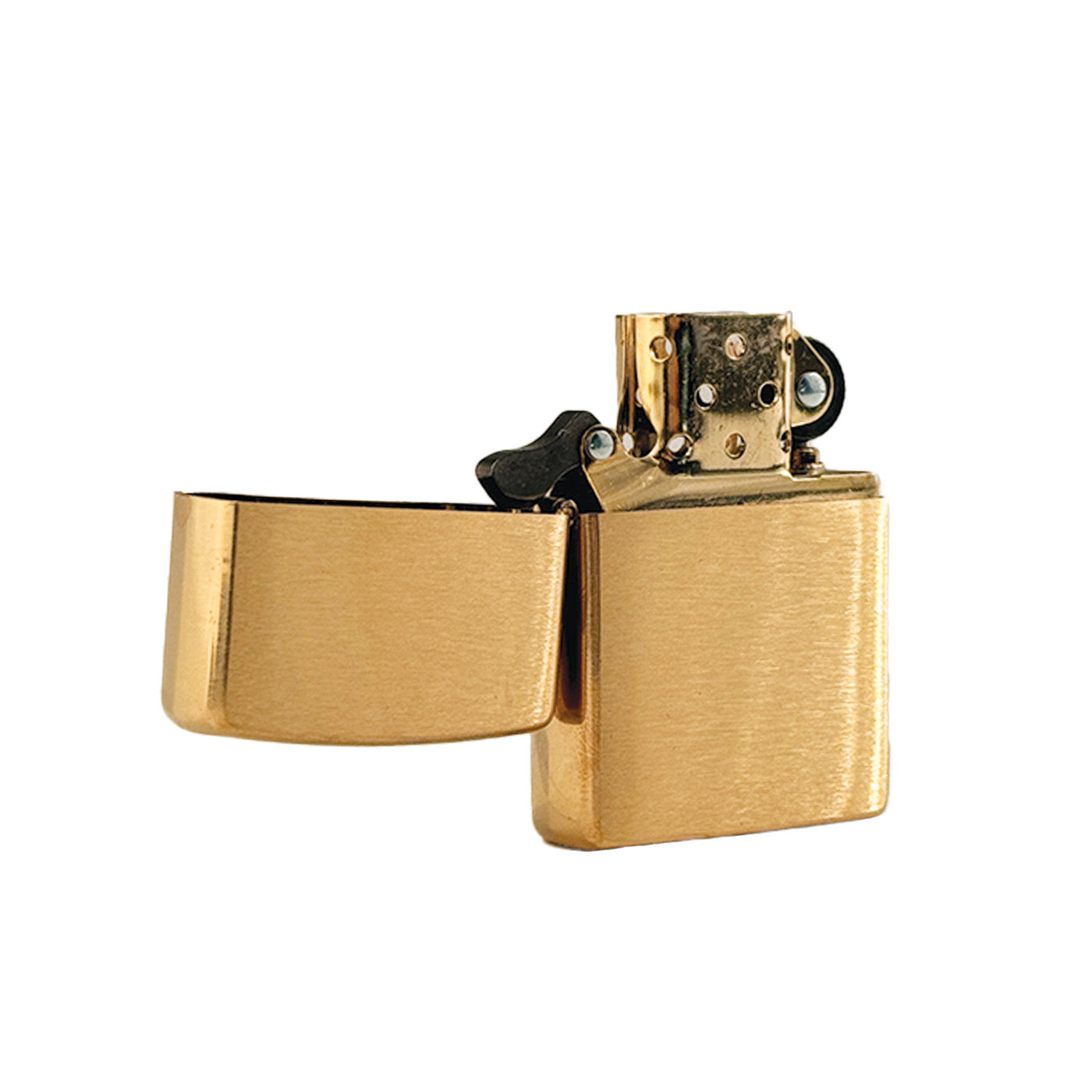 Zippo regular brass brushed