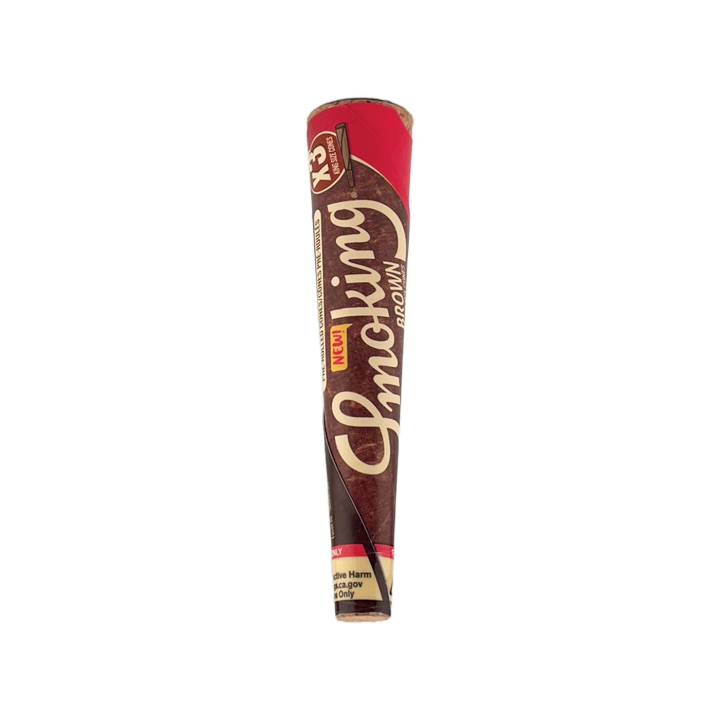 Display Smoking Brown Cones King Size 110/26 mm 3-Pack 50 Pcs