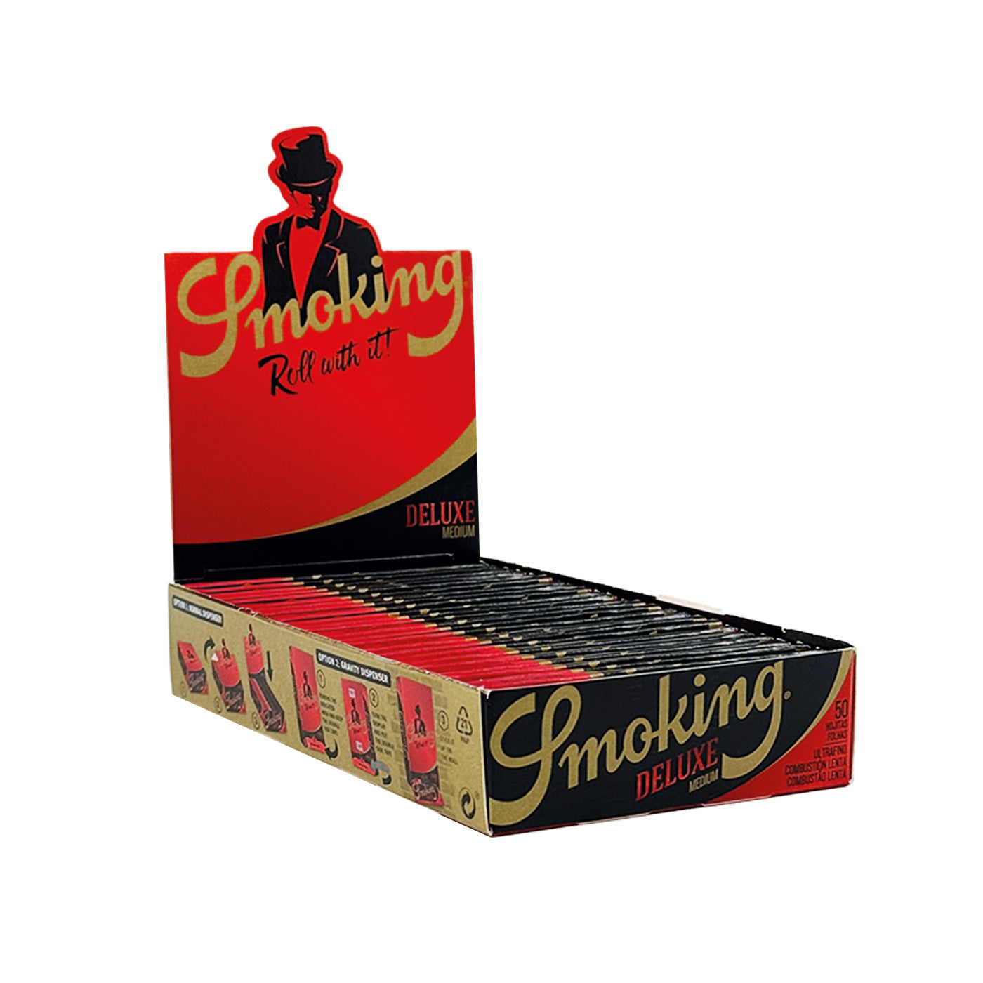 Display Smoking Deluxe Medium 1 ¼" 25 St.