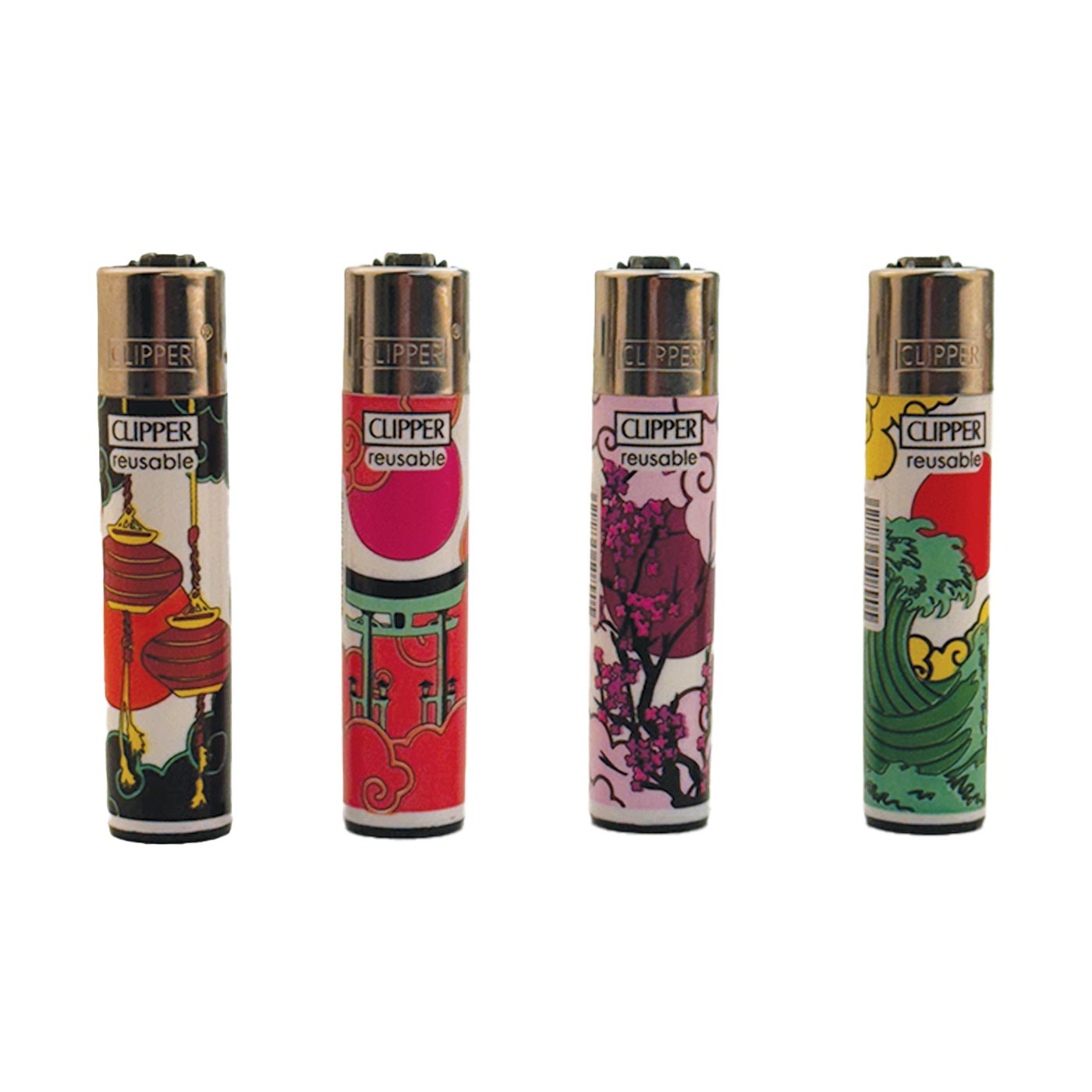 Display Clipper Classic Lighters Japan 48 Pcs