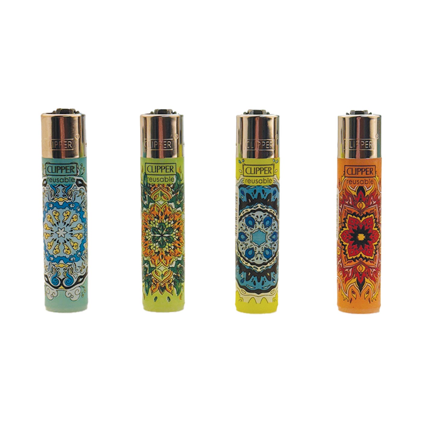 Display Clipper Classic Lighters Mandala 3 48 Pcs