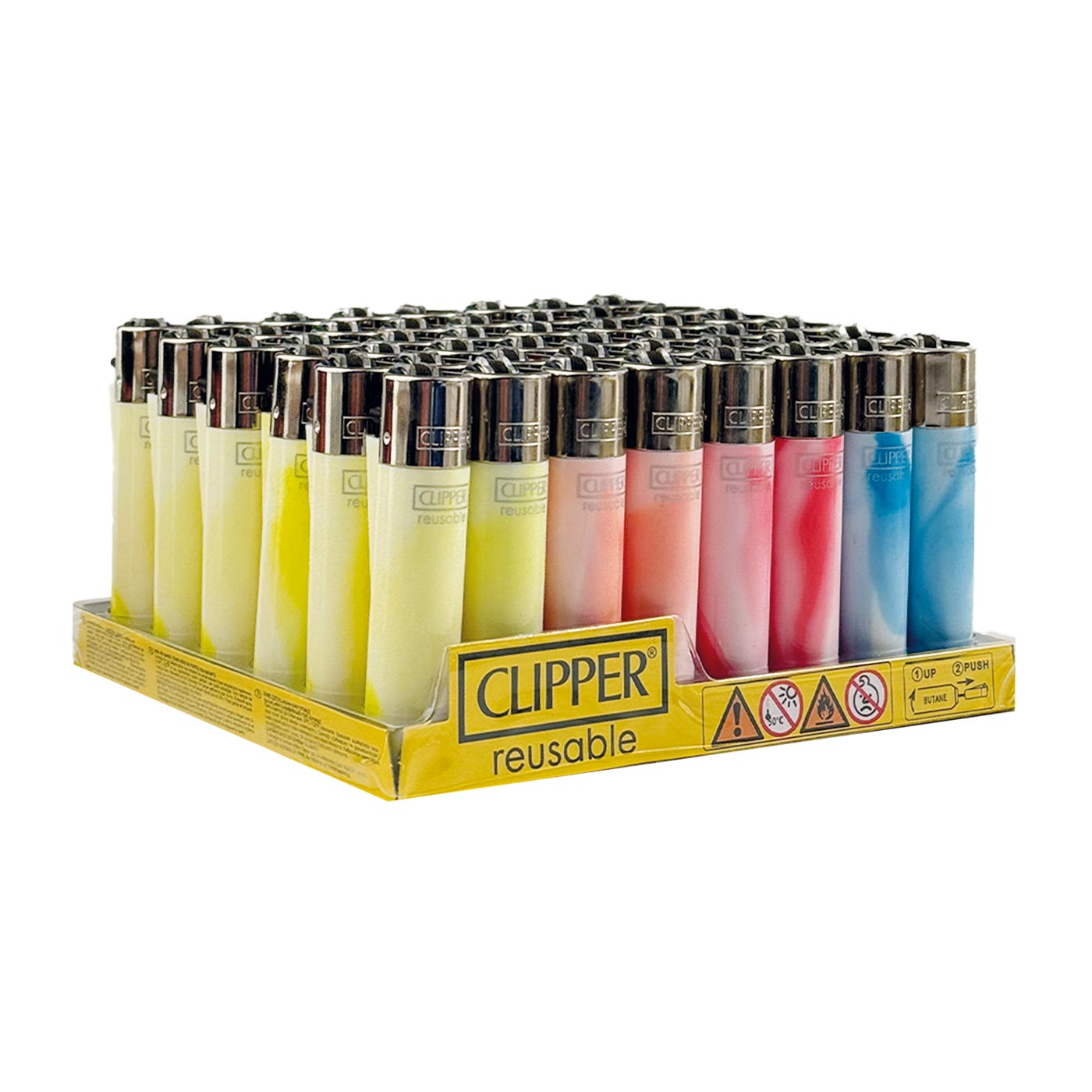 DISPLAY CLIPPER FLUO NEBULA 48PCS