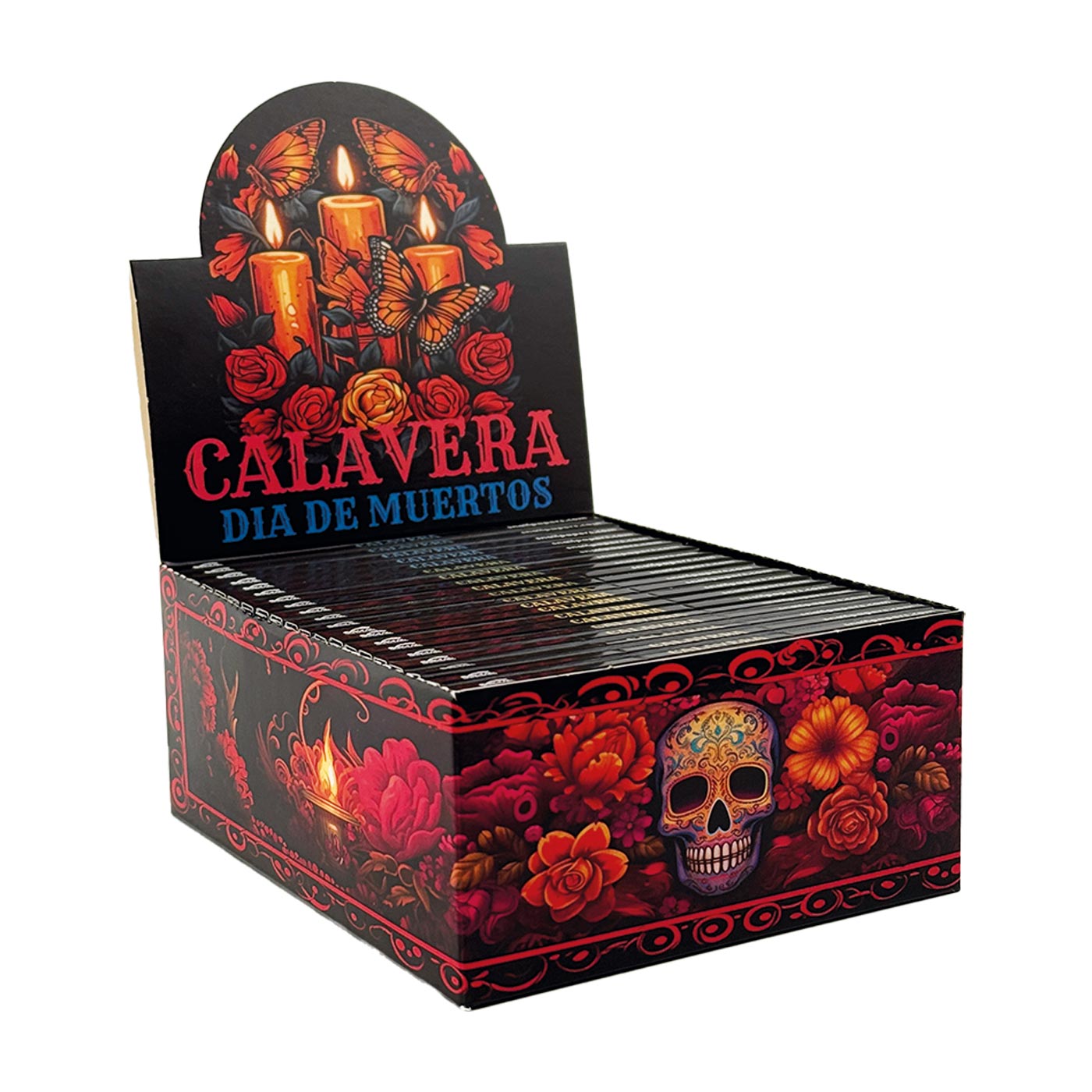 DISPLAY KING SIZE SLIM 3 IN 1 CAVALERA DIA DE MUERTOS 20 PCS