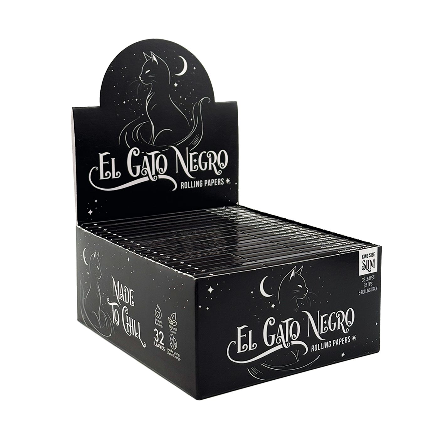 DISPLAY KING SIZE SLIM 3 IN 1 EL GATO 20 PCS