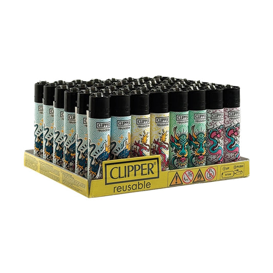 Display Clipper Asian Dragons Design 48 Pcs