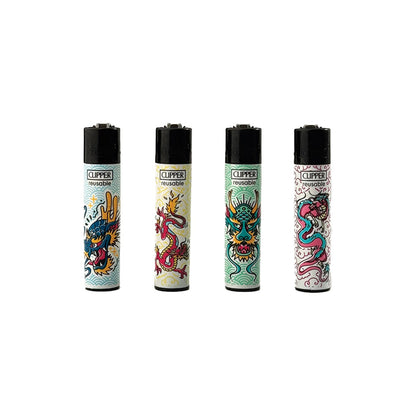Display Clipper Asian Dragons Design 48 Pcs