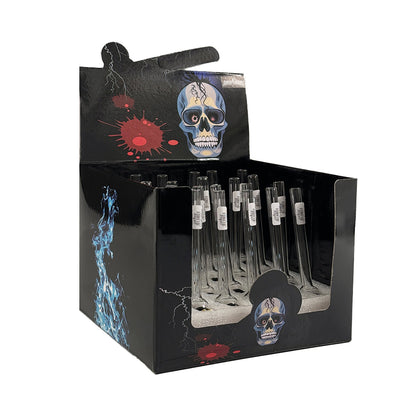 Super Heroes Glass Pipe 2 Colours 12 cm 24 Pcs