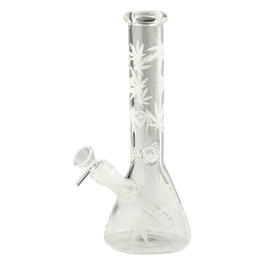 Dreamliner glass bong Ice conical transp/hemp white 25cm