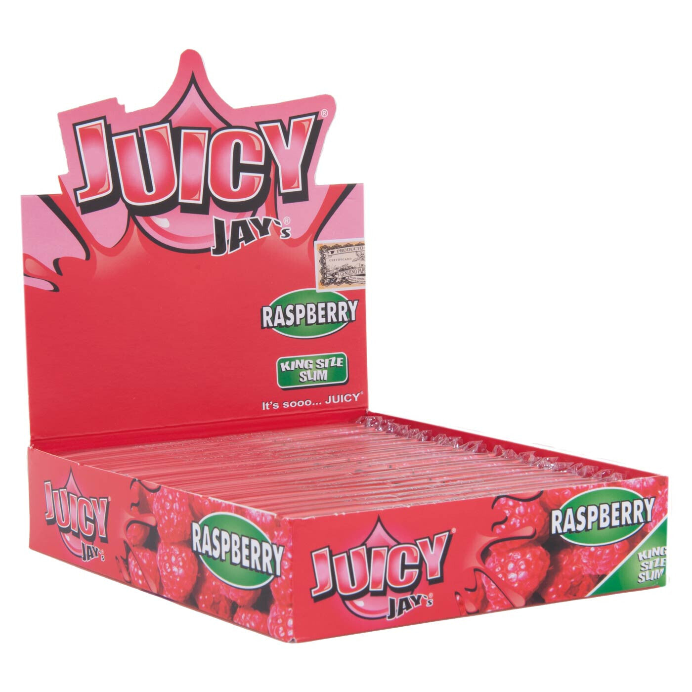 Juicy Jays Raspberry Kss (Box/24)