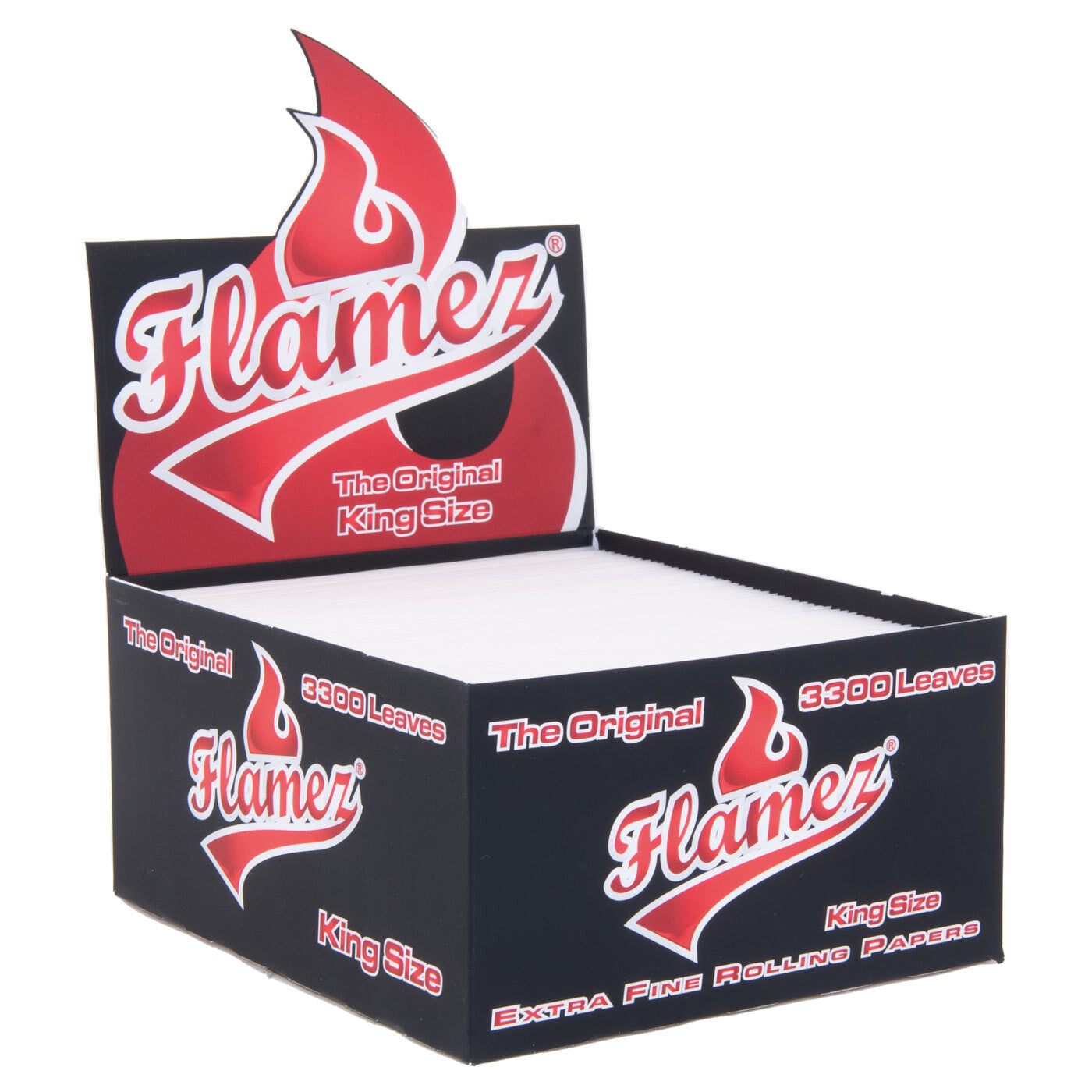 Display Flamez Kingsize Regular Papers Loose 3300 Leaves