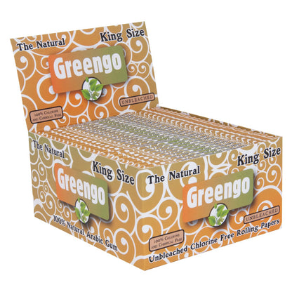 Display Greengo Unbleached King Size Regular 50 Pcs