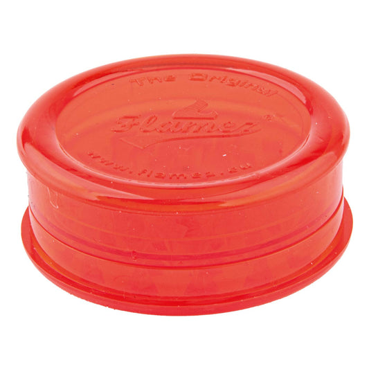 Acrylic Super Grinder With Stash Compartment Orange