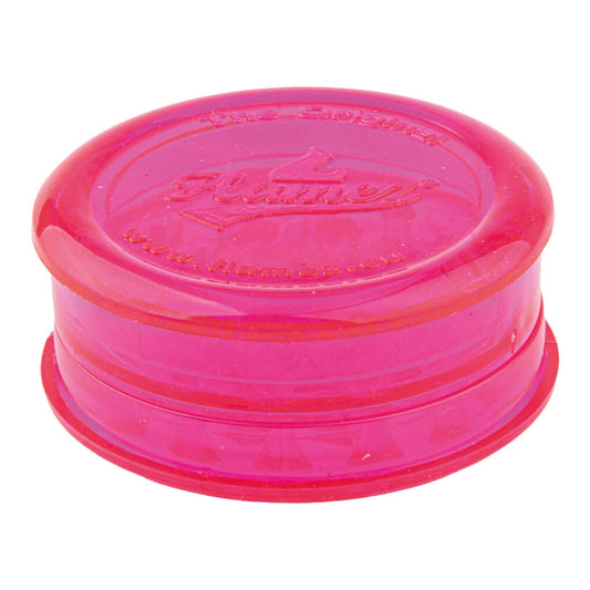 Acrylic Super Grinder With Stash Compartment Pink