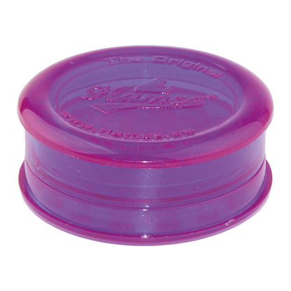 Flamez Acrylic Grinder Stash Compartment Purple 3-Parts 60Mm