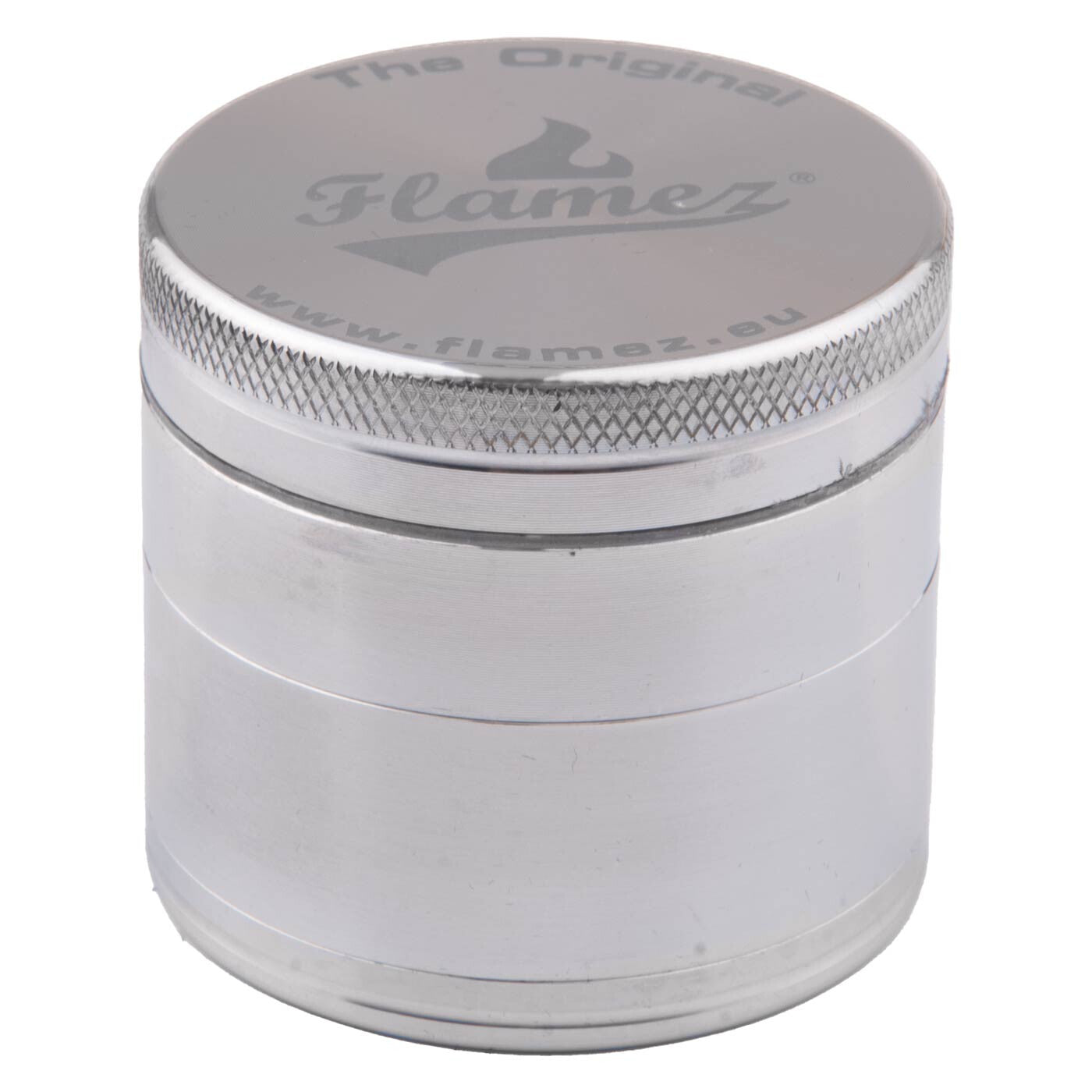 Flamez Grinder 4 Parts 50 Mm Silver