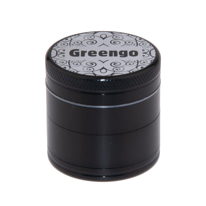 Greengo Grinder 4 Parts 40 Mm Black