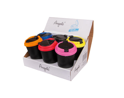 Angelo Car Ashtray 6 Colors 6 Pcs